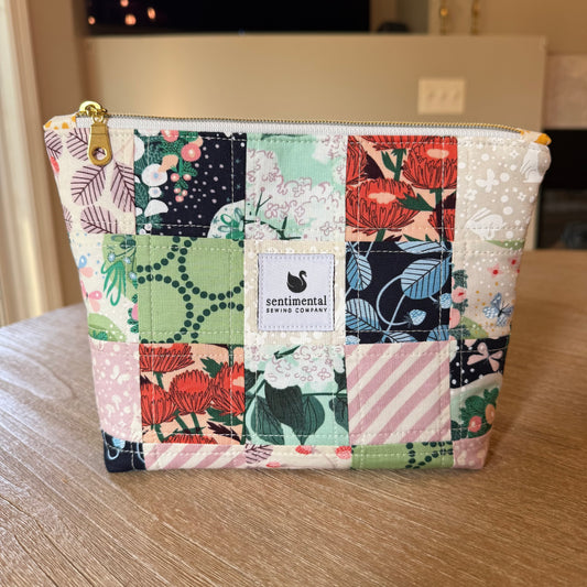 Love Letter Patchwork Pouch