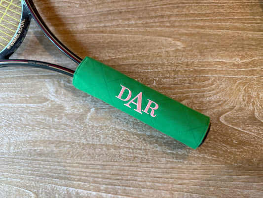 Custom Monogram Tennis Grip Cover