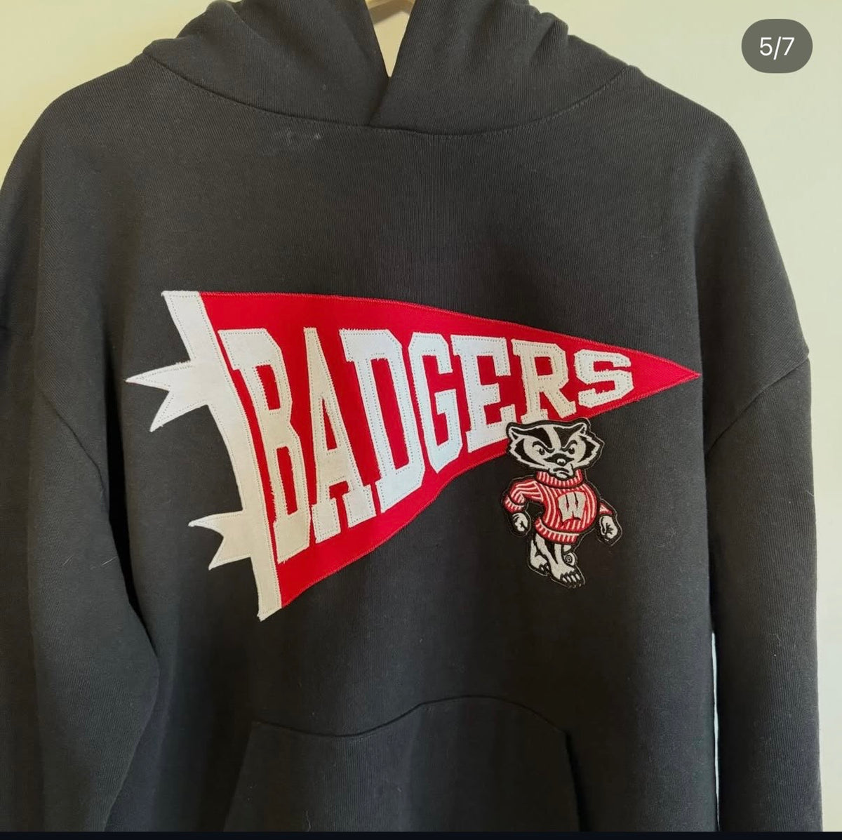 Custom Pennant Hand Appliqued Sweatshirt