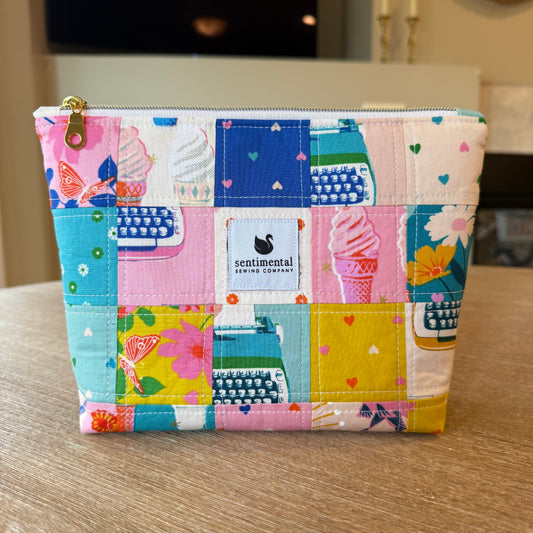 Best Day Ever Patchwork Pouch