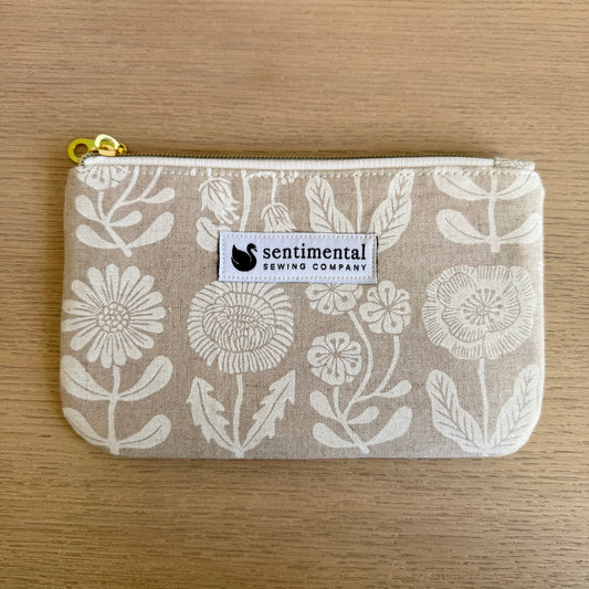 Funky Floral Card Pouch